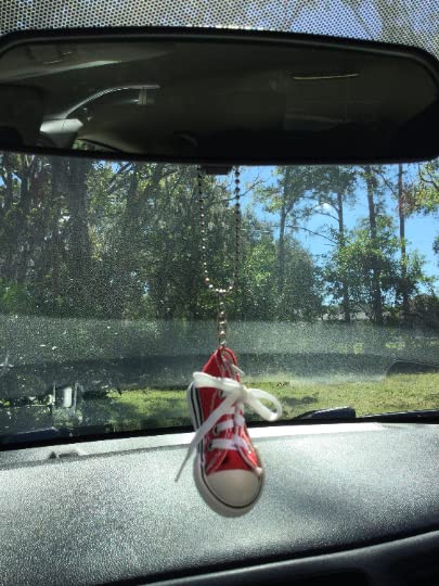 Sneakerhead Car Charm Rear View Mirror Hanging Ornament Decor Sneakers Shoe Collector